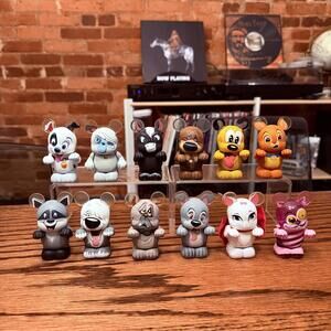 Disney Vinylmation Furry Friends Collectible Figures Set of 12 including Chaser